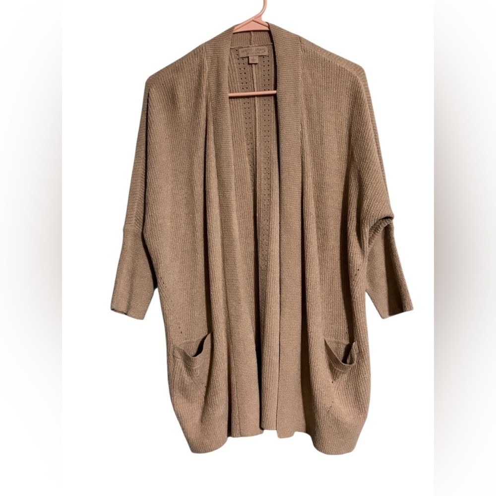 Barefoot dreams Cozy Pink Open Front Cardigan
